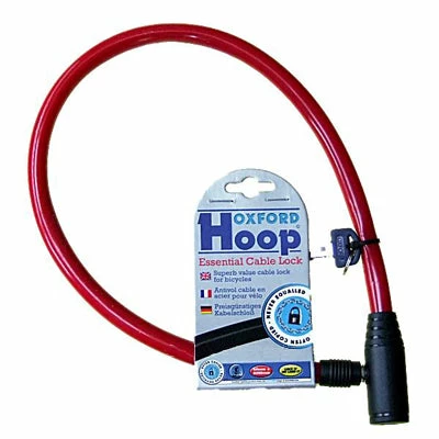 Antivol Cable 60 Cm Pour Vélo Hoop - Oxford 3 Antivol Cable 60 Cm Pour Vélo Hoop - Oxford