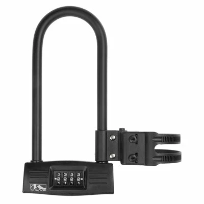 Antivol U à Code Avec Support Vélo M-Wave -Vente de cadres de vélo Boutique antivol u a code avec support velo m wave full