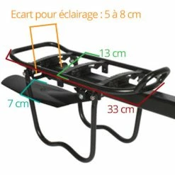 Vente de cadres de vélo Boutique -Vente de cadres de vélo Boutique porte bagages sur tige de selle avec garde boue integre full 2