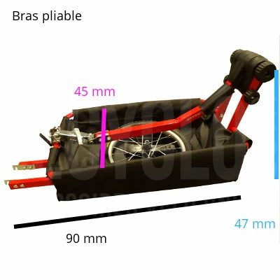 Remorque Vélo Monoroue Carry Angel Peruzzo Sur Tige De Selle 7 Remorque Vélo Monoroue Carry Angel Peruzzo Sur Tige De Selle – Image 5